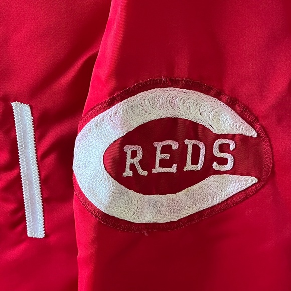 Vintage 1970's Cincinnati Reds Rawlings Jacket Koch Sporting Goods Snap Button - Picture 6 of 14